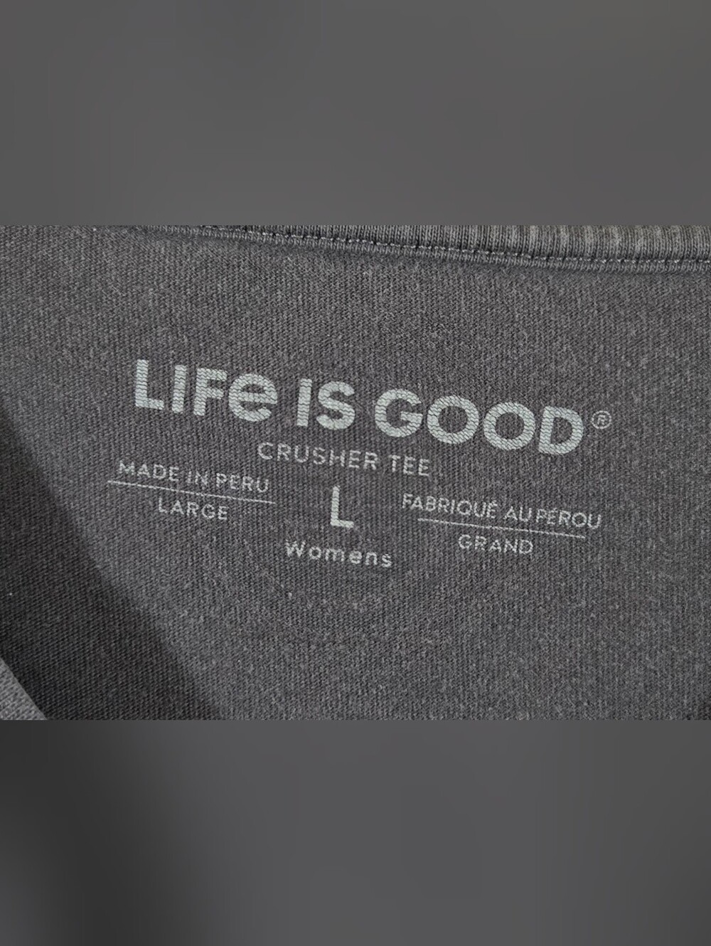 Life Is Good Women's Bee Positive Long Sleeve Crusher T-shirt Size Large - Picture 3 of 4